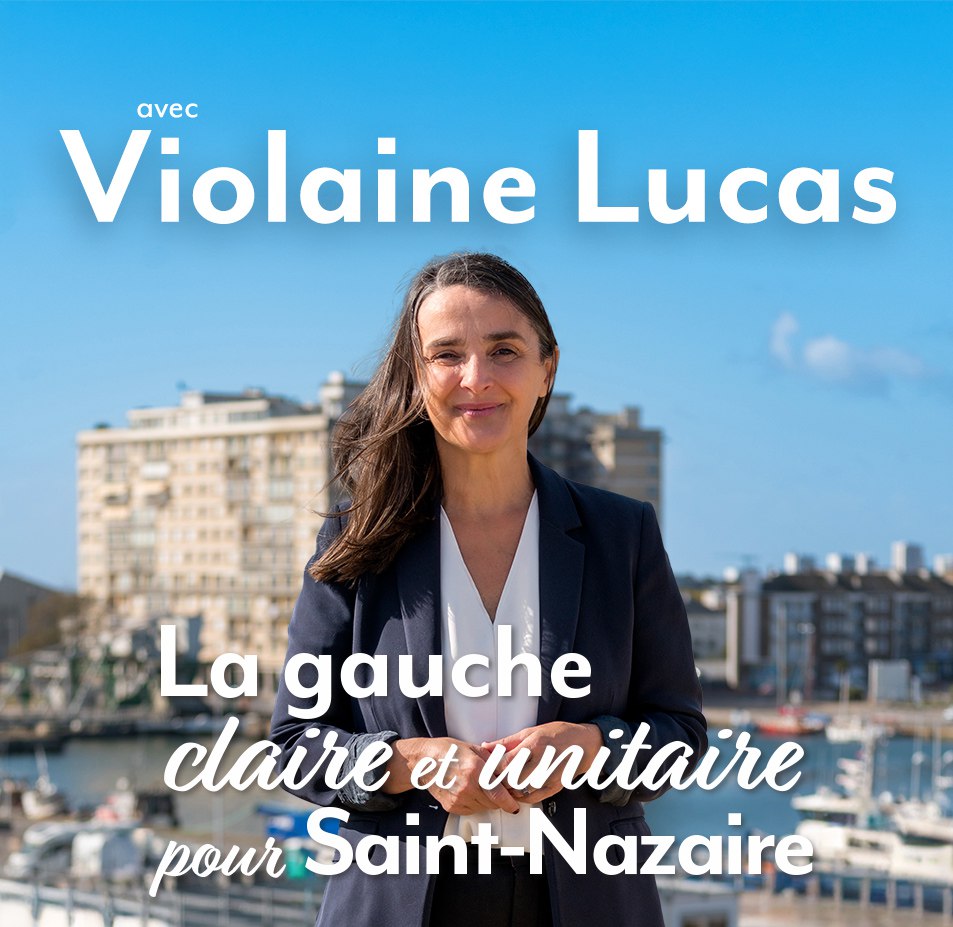 Violaine Lucas, tête de liste Ensemble Soyons Saint-Nazaire - Élections municipales Saint-Nazaire 2026