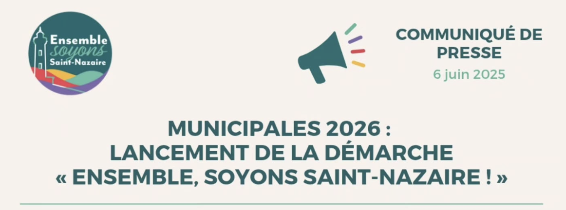 Lancement du collectif Ensemble soyons Saint-Nazaire ,